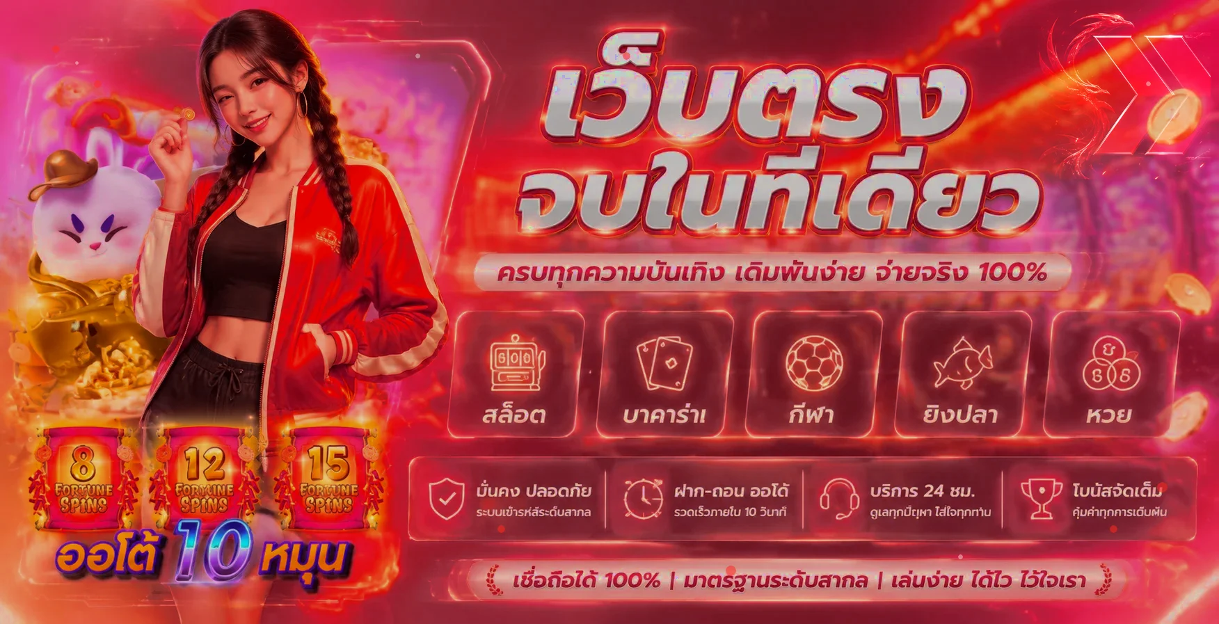 แบนเนอร์ Royal Ember รวมสล็อต คาสิโน กีฬา และหวย